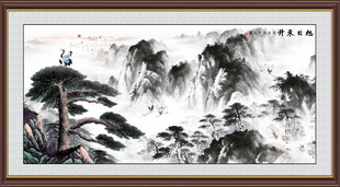 旭日东升国画