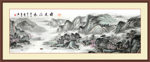 巨幅山水画