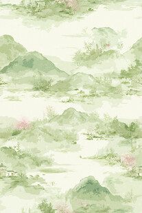 水墨青山图