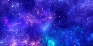 蓝色星空软膜天花灯箱