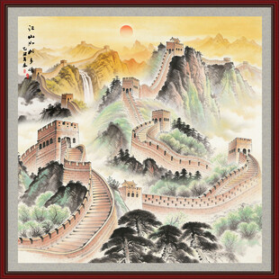 长城山水画
