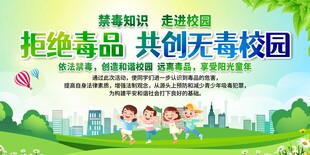 校园禁毒宣传展板