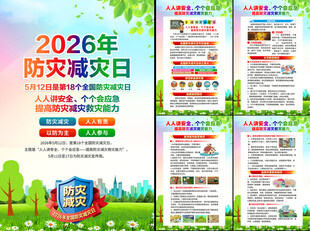 防灾减灾日挂图