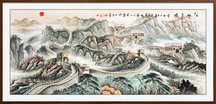 万里长城国画