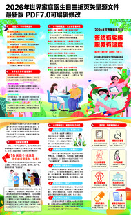 家庭医生签约服务三折页