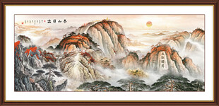 泰山日出五岳独尊