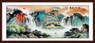 紫气东来装饰画