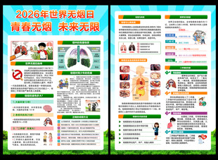 2025年世界无烟日宣传单