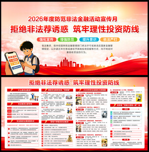 2026年防范非法金融活动宣月