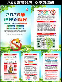 无烟日挂图