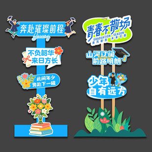 毕业指示牌