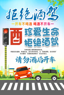 拒绝酒驾海报
