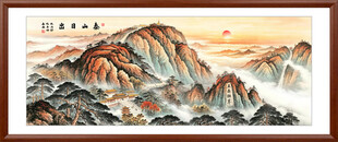 五岳独尊泰山日出