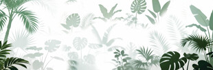 雾气磨砂膜效果绿植贴图