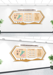 网格化管理文化墙