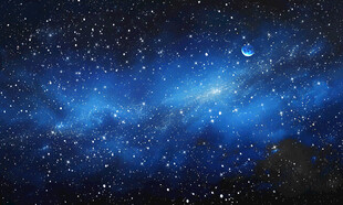 浩瀚星空背景图装饰画
