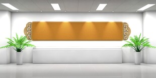 现代简约软木墙公示栏海报栏照片