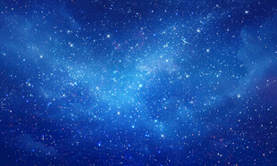 梦幻蓝色星空背景图