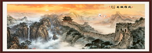 巨幅长城国画