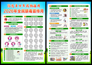 2026禁毒宣传单页