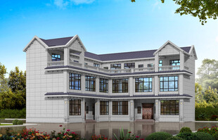 现代风格多层住宅外观
