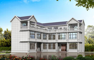 现代风格三多层独栋住宅