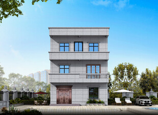 三层现代风自建住宅外观