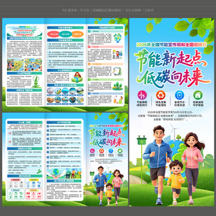 节能三折页