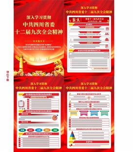 四川省十二届九次全会挂图