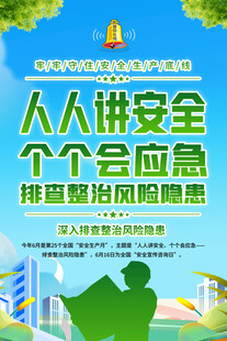 安全生产标语海报