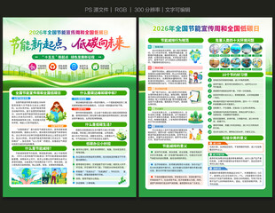 全国节能宣传周宣传单