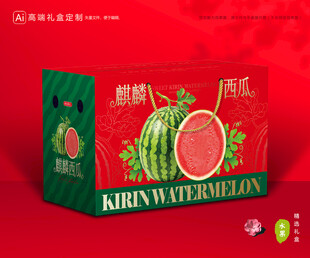 西瓜包装 麒麟瓜礼盒