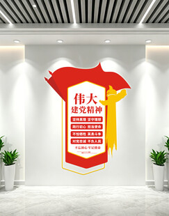 伟大建党精神文化墙