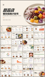 甜品店餐饮招商计划书ppt