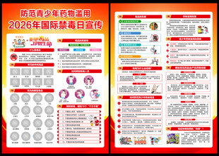 2026禁毒日宣传单页