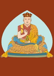 藏式手绘之佛