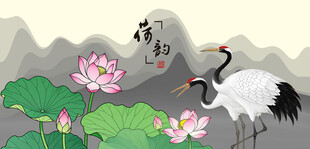 仙鹤白鹤丹顶鹤