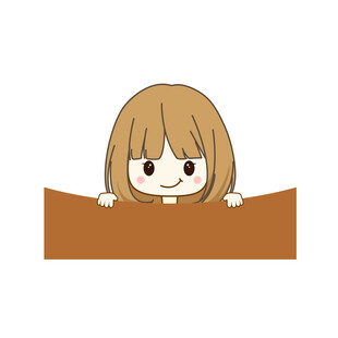 俏皮女孩卡通插画形象