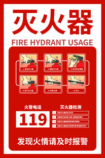 灭火器使用方法
