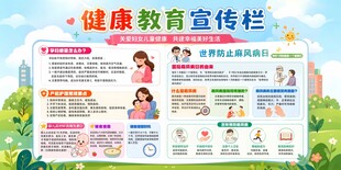 健康教育宣传栏海报展示