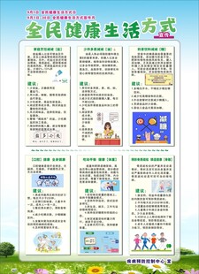 全民健康生活方式宣传