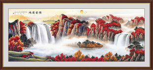 山水画中堂画风景画