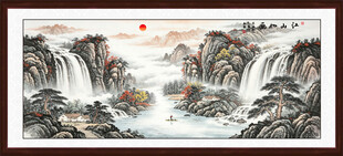 山水风景装饰画