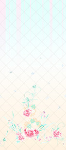清新花卉汉服
