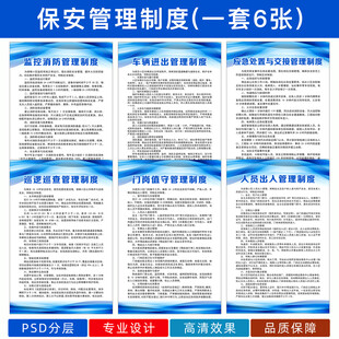 物业保安管理制度