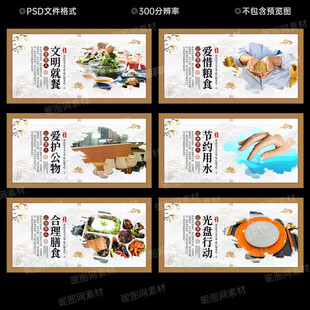 食堂文化展板