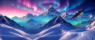 珠峰壮丽雪山