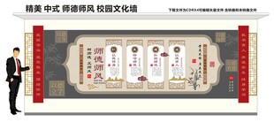 师德师风校园文化墙