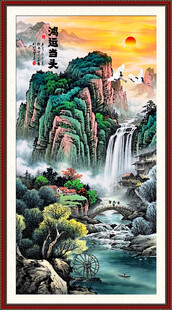 玄关山水画