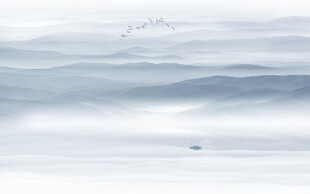 水墨山水万重山